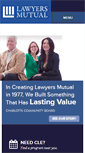 Mobile Screenshot of lawyersmutualnc.com
